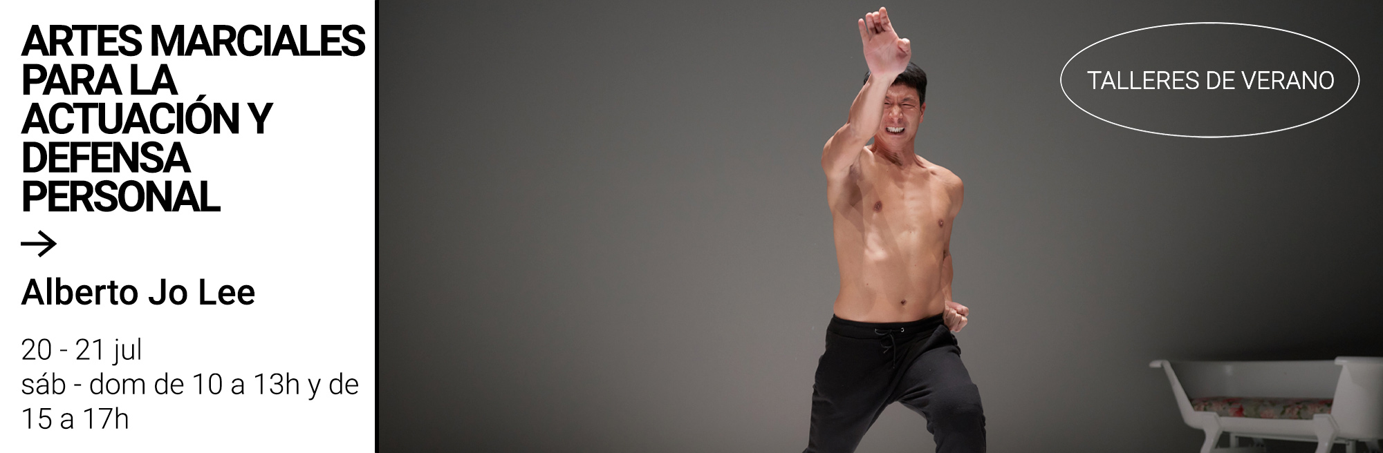 Taller de verano con Alberto Jo Lee en Réplika Teatro