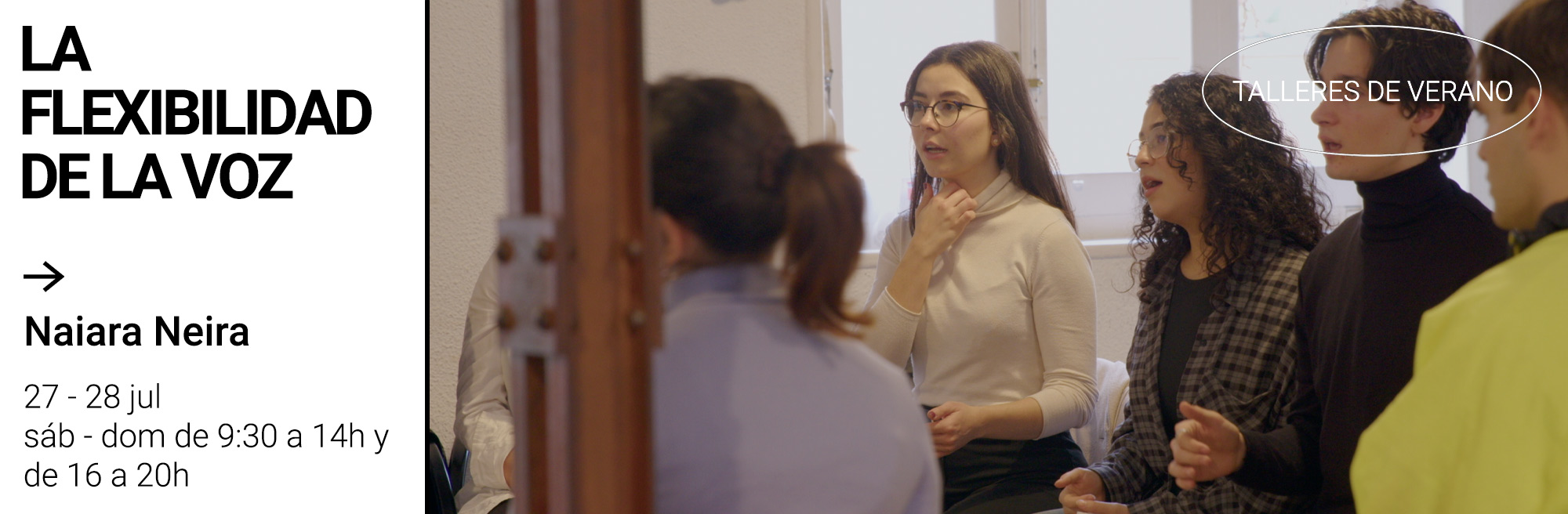 Taller de verano con Naiara Neira en Réplika Teatro