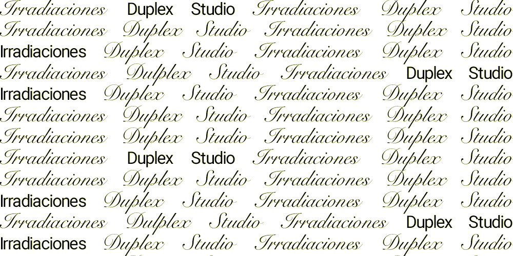 Irradiaciones | Duplex Studio