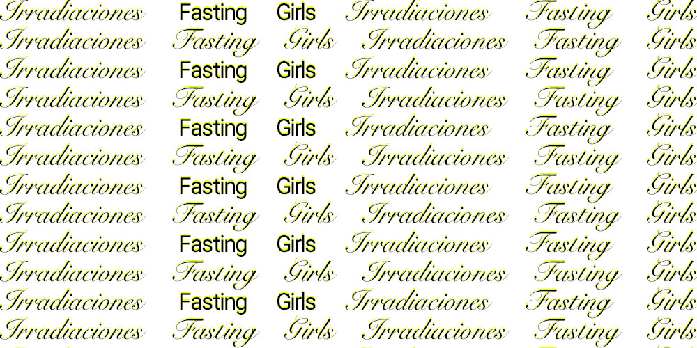 Irradiaciones | Fasting Girls